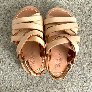 Zara baby girl sandals size 18